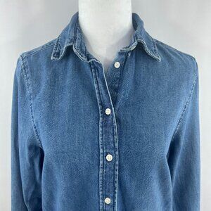 H&M Classic Blue Denim Shirt - X-Small